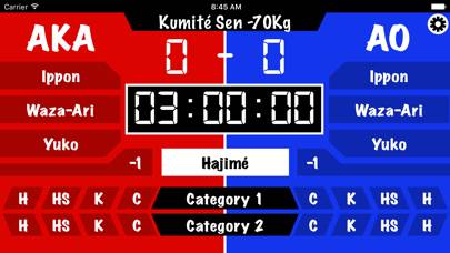 Kumité Scoreboard Schermata dell'app #2