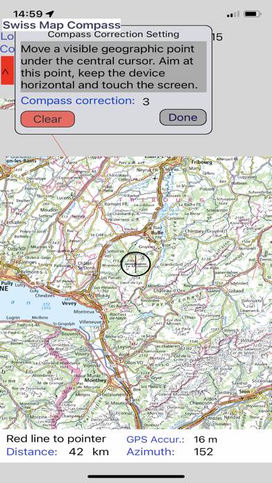 Swiss Map Compass Schermata dell'app #6