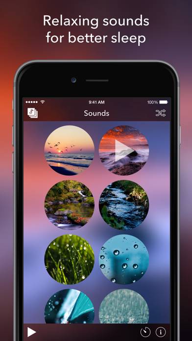 Relax Sounds PRO App screenshot