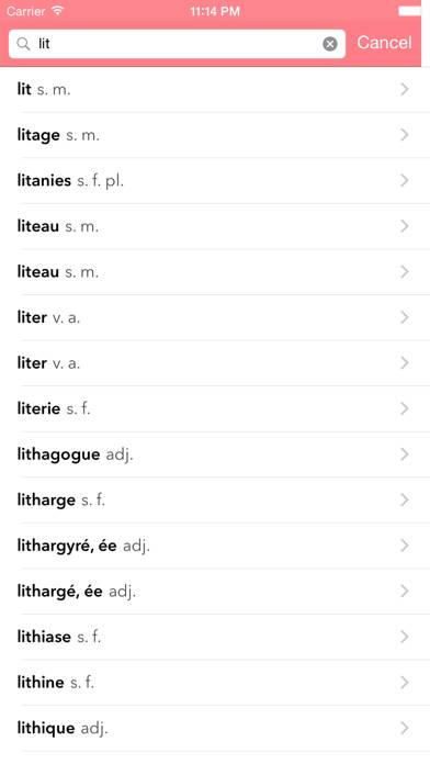 Le Littré French Dictionary Capture d'écran de l'application #1