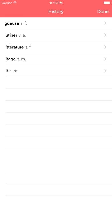 Le Littré French Dictionary Capture d'écran de l'application #4