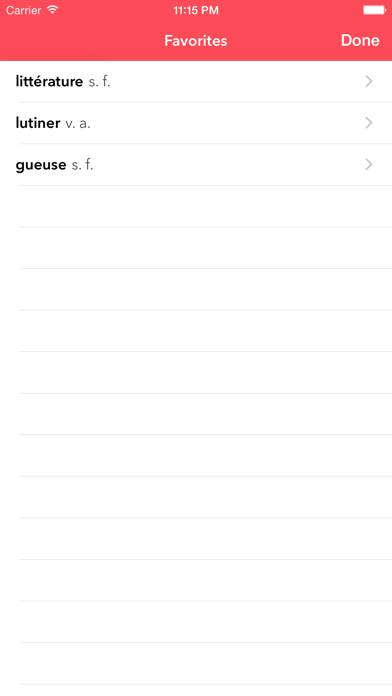 Le Littré French Dictionary Capture d'écran de l'application #5