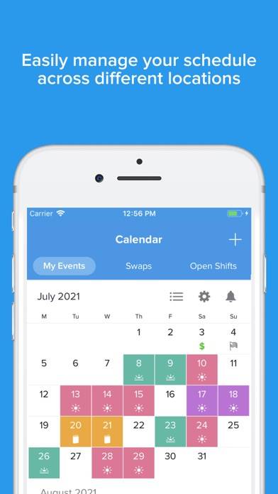 NurseGrid Nurse Shift Calendar screenshot