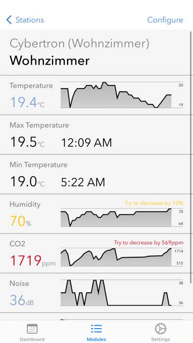 Weather Station Comfort App-Screenshot #5