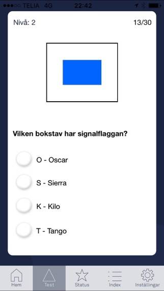 Navigame Signalflagga App skärmdump