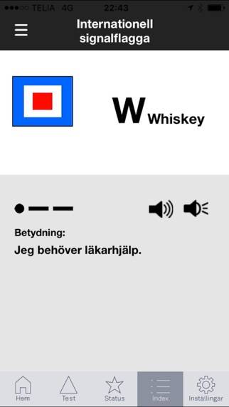 Navigame Signalflagga App skärmdump