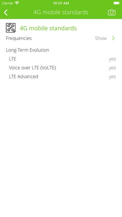 LTE Info Schermata dell'app #2