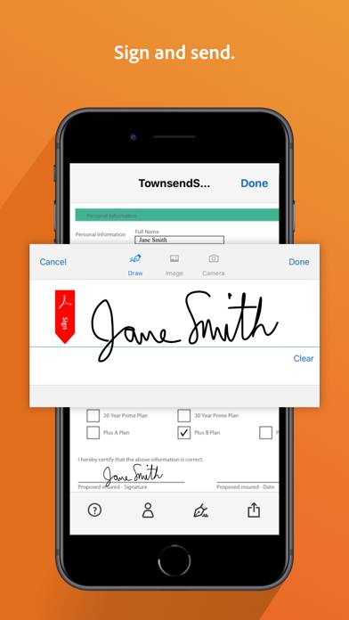 Adobe Fill & Sign－Form Filler App screenshot