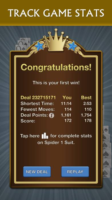 Solebon Spider Solitaire App screenshot #4