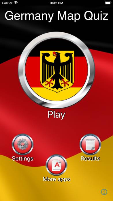 Germany Map Quiz App screenshot #1