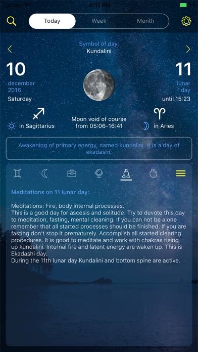 Lunar calendar Dara App screenshot #1