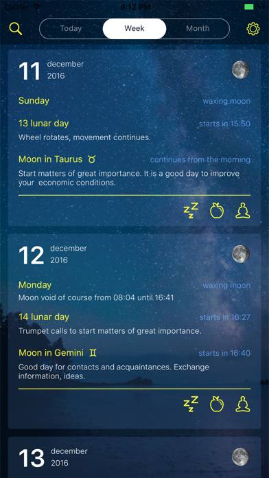 Lunar calendar Dara App screenshot #2