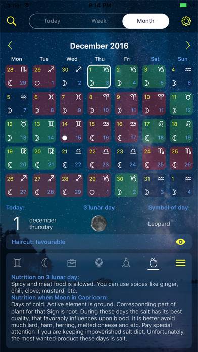 Lunar calendar Dara App screenshot #3