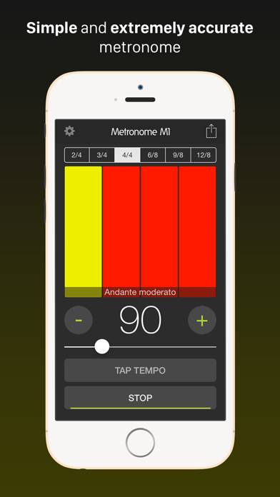 Metronome M1 Pro immagine dello schermo