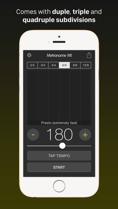 Metronome M1 Pro Captura de pantalla de la aplicación #3