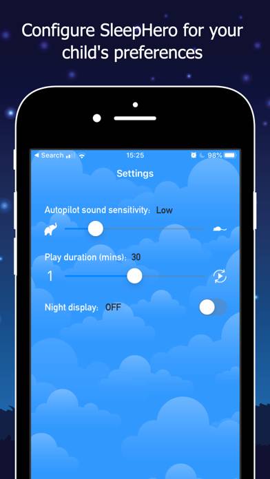 SleepHero: Baby Sleep App Captura de pantalla de la aplicación #5
