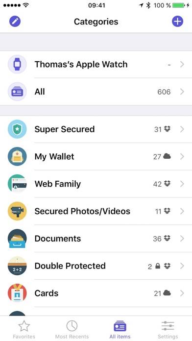 OneSafe plus password manager App screenshot #3