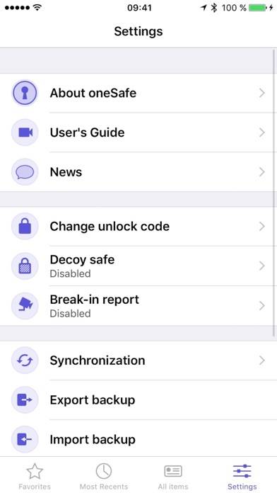 OneSafe plus password manager App screenshot #6