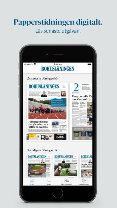 Bohusläningen e-tidning App screenshot #1