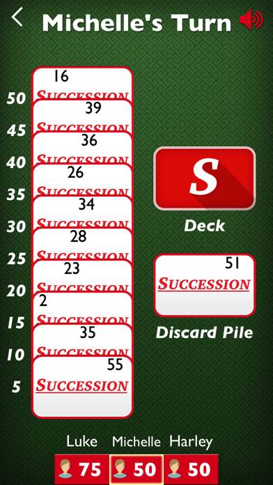 Succession - Rack-O style game screenshot