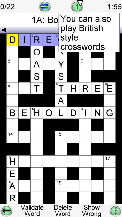 Barred Crossword Schermata dell'app #2