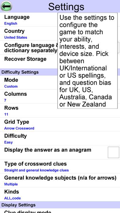 Barred Crossword Schermata dell'app #4