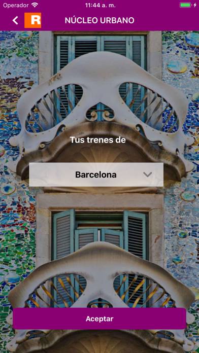 Renfe Cercanias Captura de pantalla de la aplicación #1