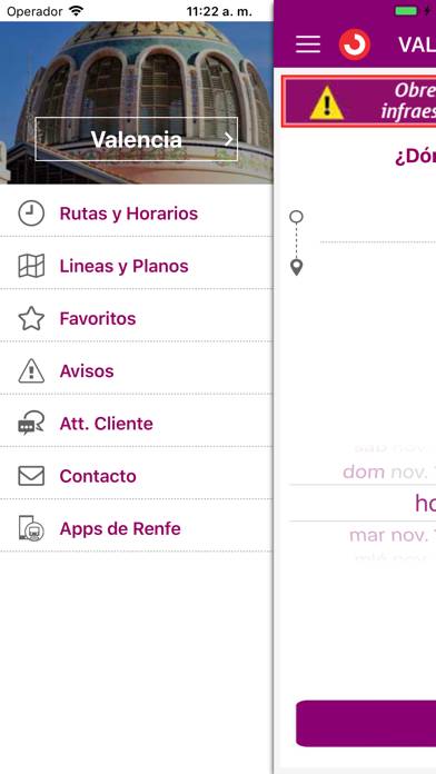 Renfe Cercanias Captura de pantalla de la aplicación #6