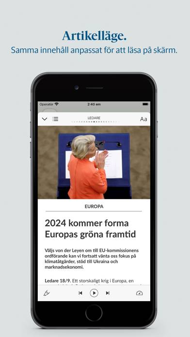 Hallands Nyheter e-tidning App screenshot #4