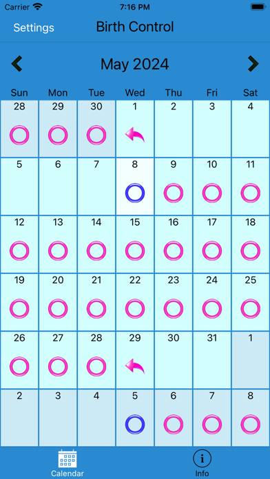 Birth Control Pill Reminder Schermata dell'app #5
