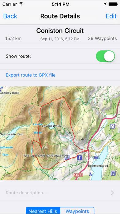 Lake District Maps Offline App screenshot #3