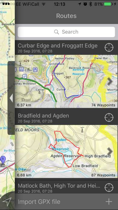 Peak District Maps Offline App-Screenshot