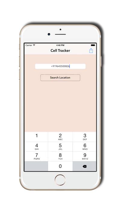 Cell Tracker Captura de pantalla de la aplicación #1