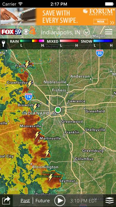 Indy Weather Authority App screenshot