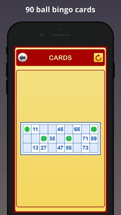 Bingo Cards by Bingo at Home Captura de pantalla de la aplicación #2