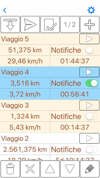 GPS Odometer Pro Schermata dell'app #3