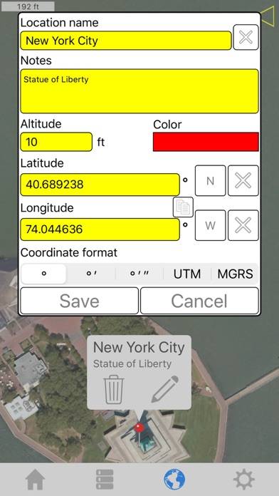 My GPS Coordinates Pro Captura de pantalla de la aplicación #2