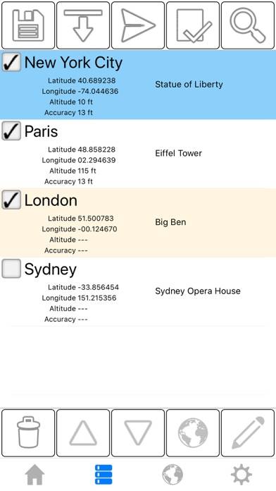 My GPS Coordinates Pro Captura de pantalla de la aplicación #3