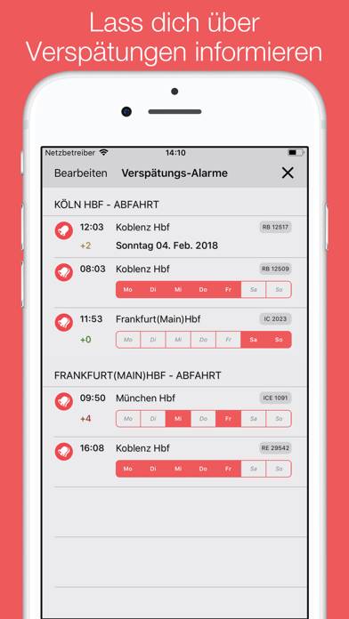 Mein Zug App-Screenshot