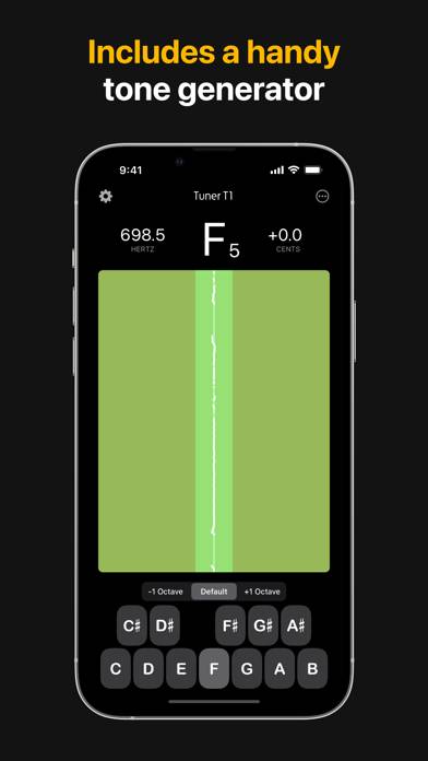Tuner T1 Pro Schermata dell'app #4