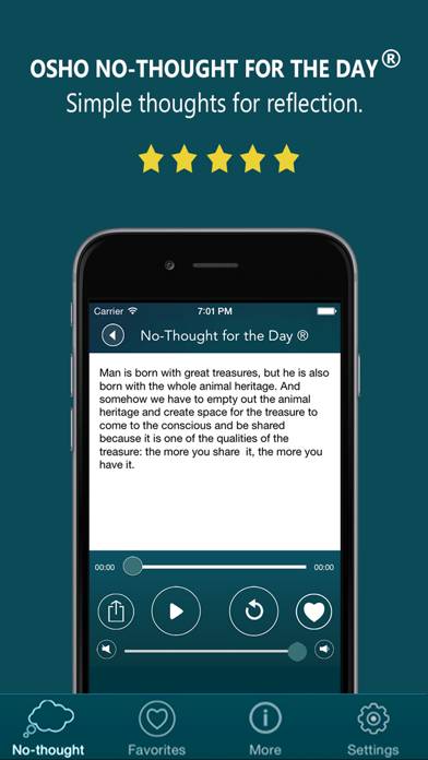 OSHO No-Thought for the Day Captura de pantalla de la aplicación #1