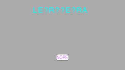 Letra game screenshot