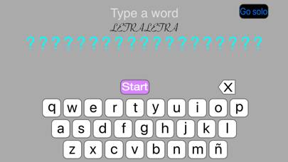 Letra game screenshot