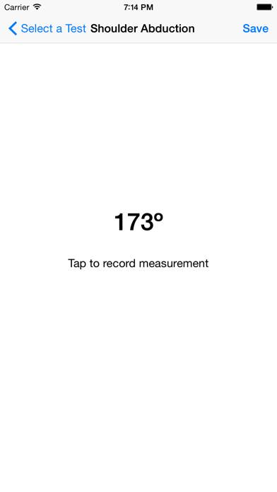 YROM Goniometer App-Screenshot #2