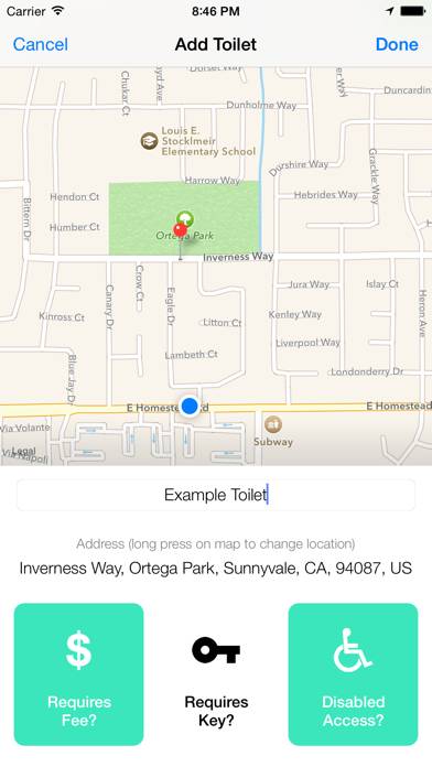 Flush Toilet Finder & Map Captura de pantalla de la aplicación #2