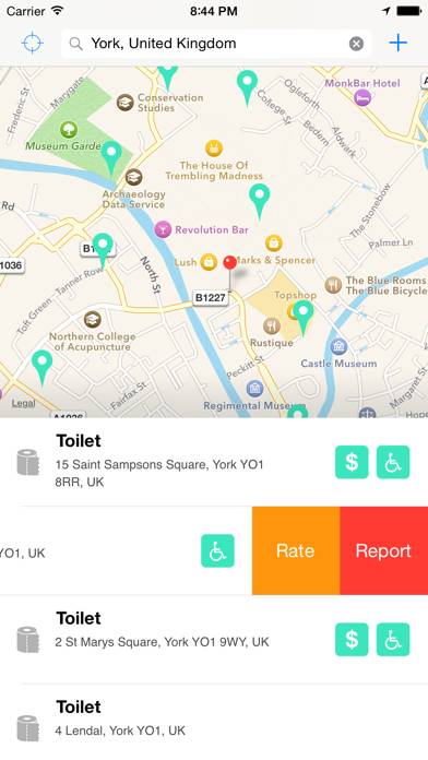 Flush Toilet Finder & Map Captura de pantalla de la aplicación #3