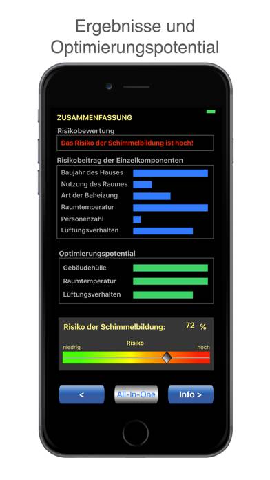 Schimmel in Wohnräumen App-Screenshot