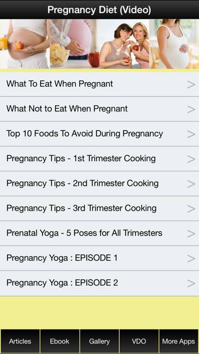 Pregnancy Diet Plan App screenshot #4
