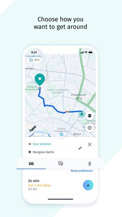 HERE WeGo Maps & Navigation Uygulama ekran görüntüsü #4