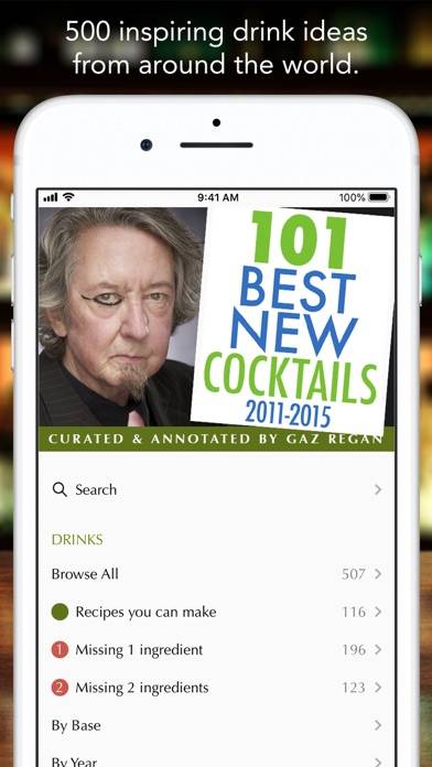 101 Best New Cocktails Captura de pantalla de la aplicación #1